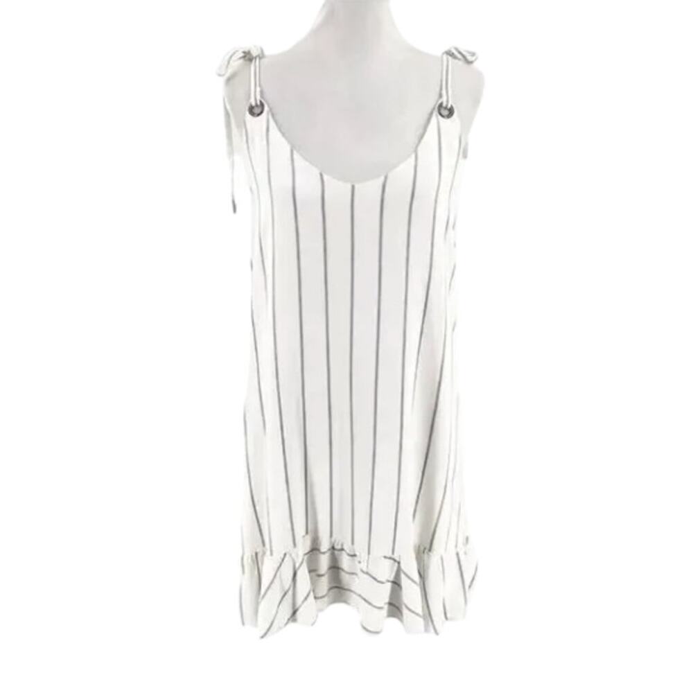 Rails Diana Positano Stripe Linen Blend Dress Size Small